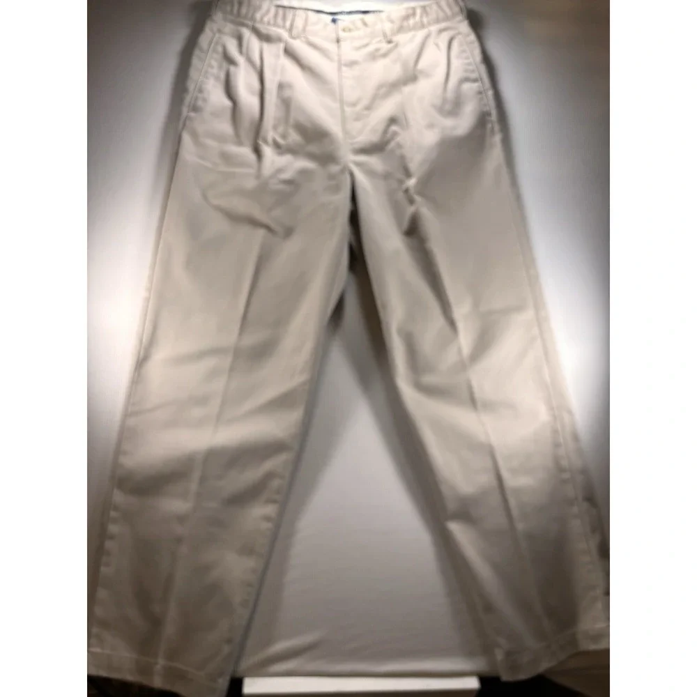 Polo Ralph Lauren‎ Khakis Pants 36 X 30 Men's Beige Cotton Designer Luxury